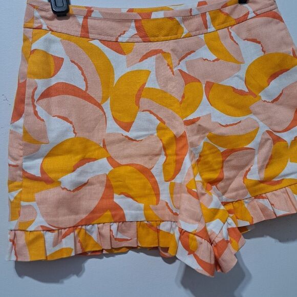 Kate Spade New York Linen Blend Boho Plain Weave Wide Leg Size 4 Multi- Color - Picture 16 of 16